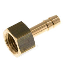 G 1/4'' x 6mm Brass Hose barb 16 Bar [2 Pieces]