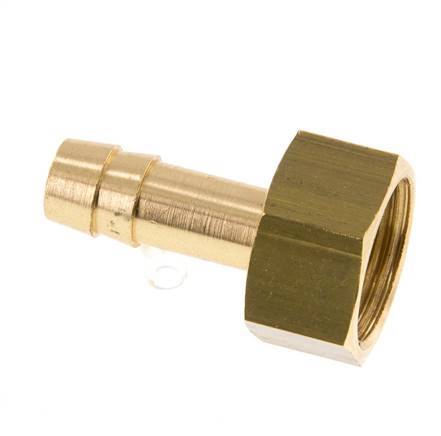 G 3/8'' x 8mm Brass Hose barb 16 Bar [2 Pieces]
