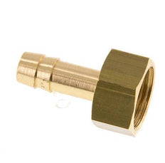G 3/8'' x 8mm Brass Hose barb 16 Bar [2 Pieces]