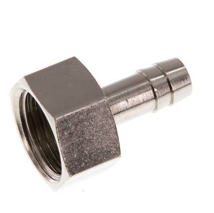 G 1/2'' x 9mm Nickel plated Brass Hose barb 16 Bar [2 Pieces]