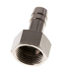 G 3/8'' x 9mm Nickel plated Brass Hose barb 16 Bar [2 Pieces]