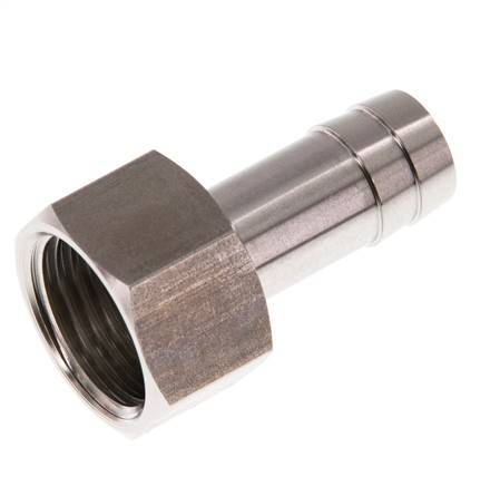 G 1/2'' x 13mm Edelstahl Schlauchtülle 40 Bar