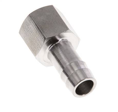 G 1/4'' x 10mm Edelstahl Schlauchtülle 40 Bar