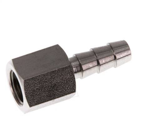 G 1/8'' x 6mm Stainless steel Hose barb 40 Bar