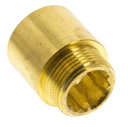 G 3/4'' F/M Brass Extension DIN 3523 - 25 mm