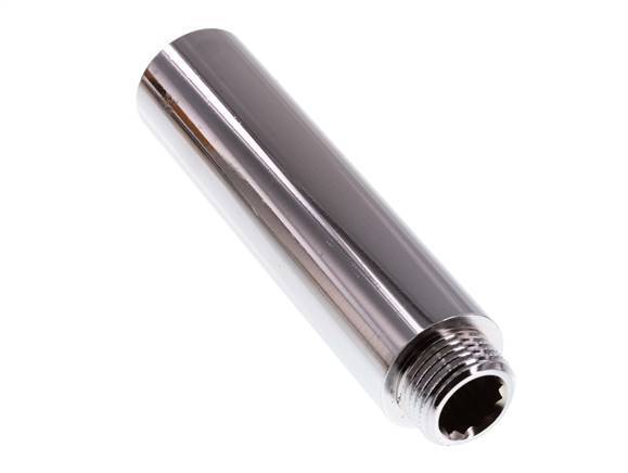 G 1/2'' F/M Messing verchromt Verlängerung DIN 3523 - 100 mm