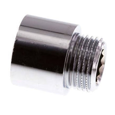 G 1/2'' F/M Messing verchromt Verlängerung DIN 3523 - 20 mm