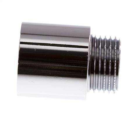 G 1/2'' F/M Messing verchromt Verlängerung DIN 3523 - 25 mm