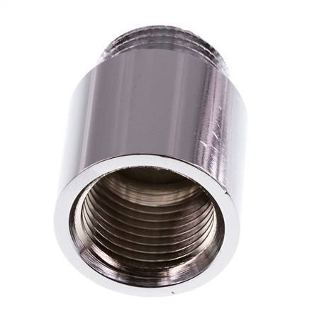 G 1/2'' F/M Messing verchromt Verlängerung DIN 3523 - 25 mm