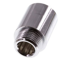 G 1/2'' F/M Messing verchromt Verlängerung DIN 3523 - 30 mm