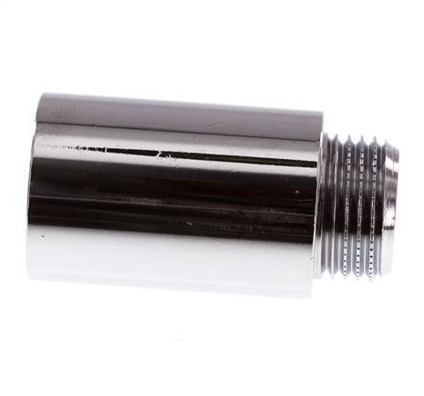 G 1/2'' F/M Messing verchromt Verlängerung DIN 3523 - 40 mm