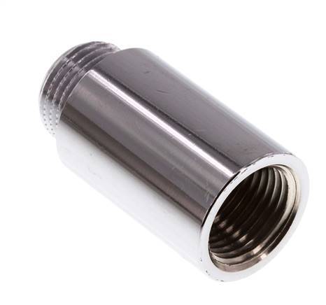 G 1/2'' F/M Messing verchromt Verlängerung DIN 3523 - 40 mm