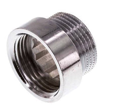 G 3/4'' F/M Chromium plated Brass Extension DIN 3523 - 10 mm [2 Pieces]