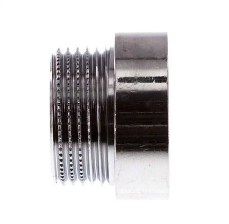G 3/4'' F/M Chromium plated Brass Extension DIN 3523 - 10 mm [2 Pieces]
