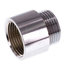 G 3/4'' F/M Messing verchromt Verlängerung DIN 3523 - 20 mm
