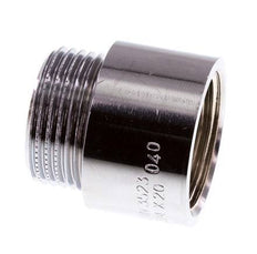 G 3/4'' F/M Messing verchromt Verlängerung DIN 3523 - 20 mm