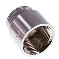 G 3/4'' F/M Messing verchromt Verlängerung DIN 3523 - 20 mm