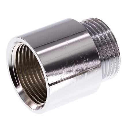 G 3/4'' F/M Verchromtes Messing Verlängerung DIN 3523 - 25 mm