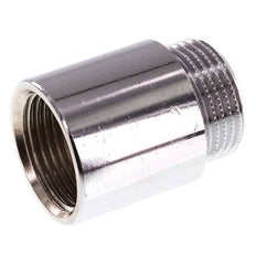 G 3/4'' F/M Verchromtes Messing Verlängerung DIN 3523 - 30 mm