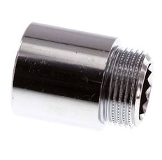 G 3/4'' F/M Verchromtes Messing Verlängerung DIN 3523 - 30 mm
