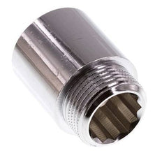 G 3/4'' F/M Verchromtes Messing Verlängerung DIN 3523 - 30 mm