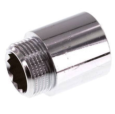 G 3/4'' F/M Verchromtes Messing Verlängerung DIN 3523 - 30 mm