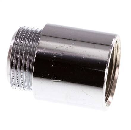 G 3/4'' F/M Verchromtes Messing Verlängerung DIN 3523 - 30 mm