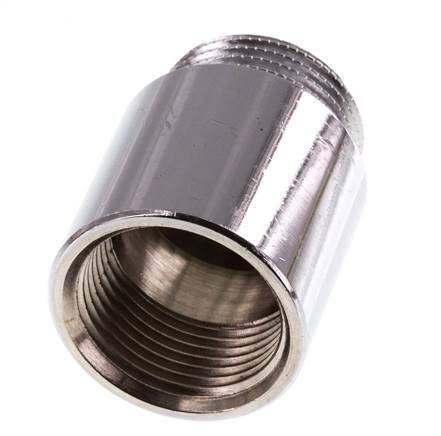 G 3/4'' F/M Verchromtes Messing Verlängerung DIN 3523 - 30 mm
