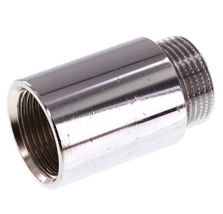 G 3/4'' F/M Verchromtes Messing Verlängerung DIN 3523 - 40 mm