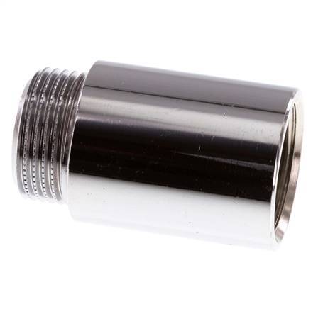 G 3/4'' F/M Verchromtes Messing Verlängerung DIN 3523 - 40 mm