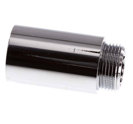 G 3/4'' F/M Messing verchromt Verlängerung DIN 3523 - 50 mm