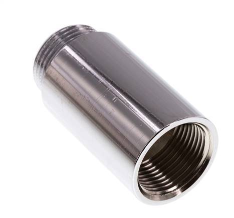G 3/4'' F/M Messing verchromt Verlängerung DIN 3523 - 50 mm