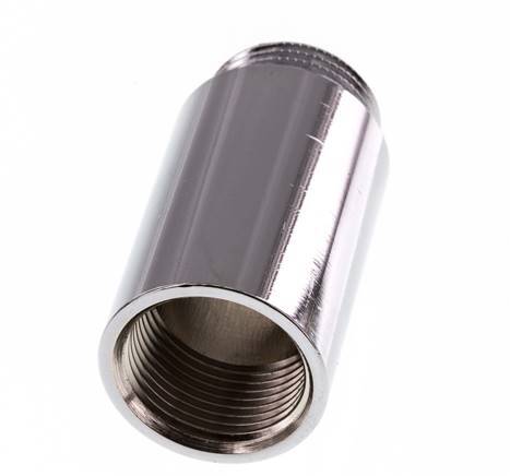 G 3/4'' F/M Messing verchromt Verlängerung DIN 3523 - 50 mm