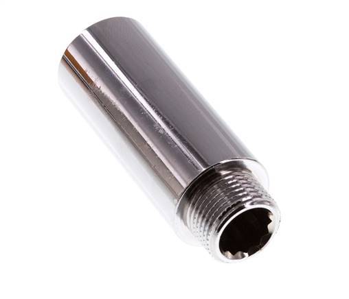 G 3/8'' F/M Messing verchromt Verlängerung DIN 3523 - 50 mm