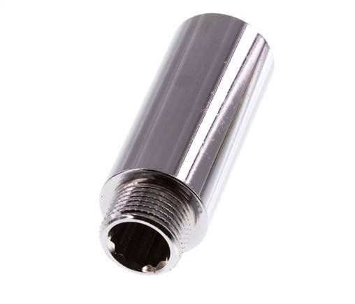 G 3/8'' F/M Messing verchromt Verlängerung DIN 3523 - 50 mm