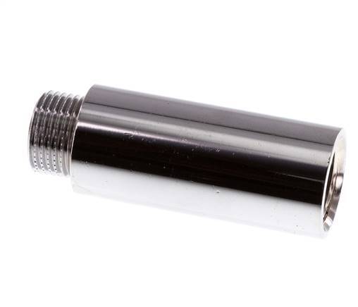 G 3/8'' F/M Messing verchromt Verlängerung DIN 3523 - 50 mm
