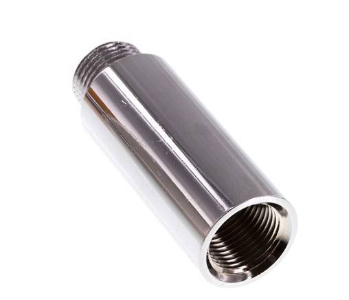 G 3/8'' F/M Messing verchromt Verlängerung DIN 3523 - 50 mm
