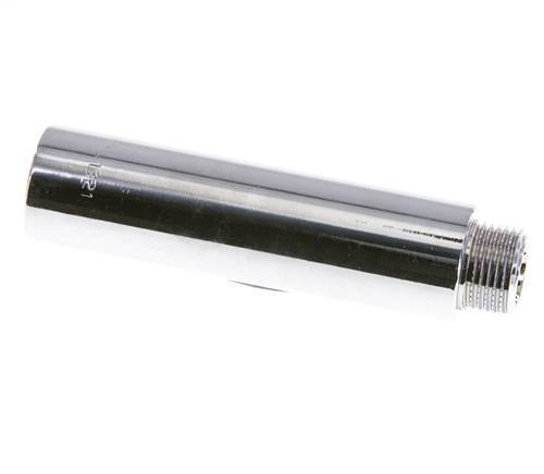 G 3/8'' F/M Messing verchromt Verlängerung DIN 3523 - 80 mm