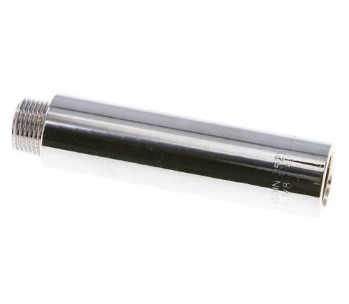 G 3/8'' F/M Messing verchromt Verlängerung DIN 3523 - 80 mm