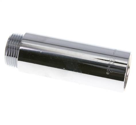 G 1'' F/M Messing verchromt Verlängerung DIN 3523 - 100 mm