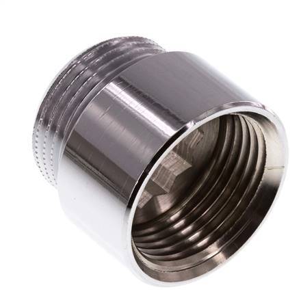 G 1'' F/M Verchromtes Messing Verlängerung DIN 3523 - 20 mm