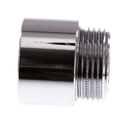 G 1'' F/M Verchromtes Messing Verlängerung DIN 3523 - 25 mm