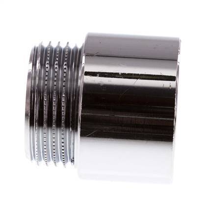 G 1'' F/M Verchromtes Messing Verlängerung DIN 3523 - 25 mm