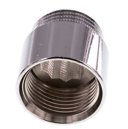 G 1'' F/M Verchromtes Messing Verlängerung DIN 3523 - 25 mm