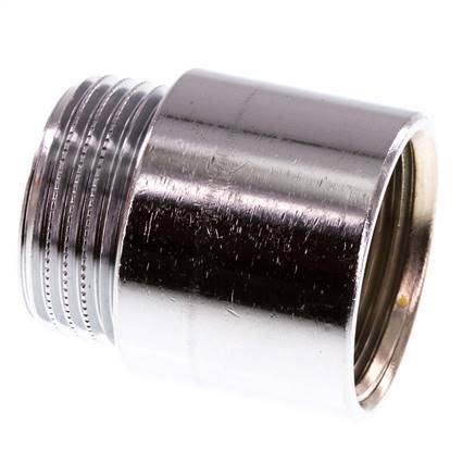G 1'' F/M Verchromtes Messing Verlängerung DIN 3523 - 30 mm