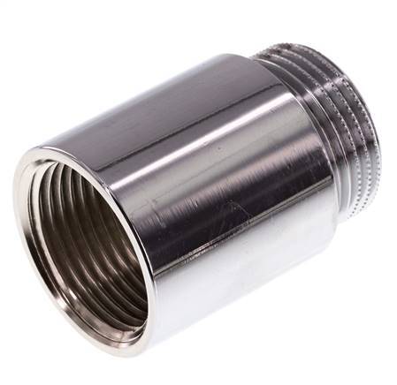 G 1'' F/M Verchromtes Messing Verlängerung DIN 3523 - 40 mm