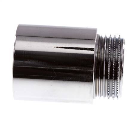 G 1'' F/M Verchromtes Messing Verlängerung DIN 3523 - 40 mm
