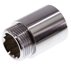 G 1'' F/M Verchromtes Messing Verlängerung DIN 3523 - 40 mm