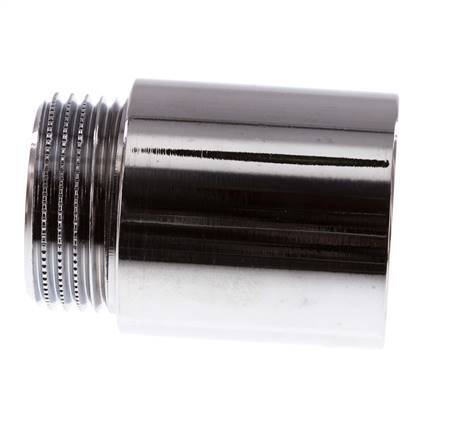 G 1'' F/M Verchromtes Messing Verlängerung DIN 3523 - 40 mm