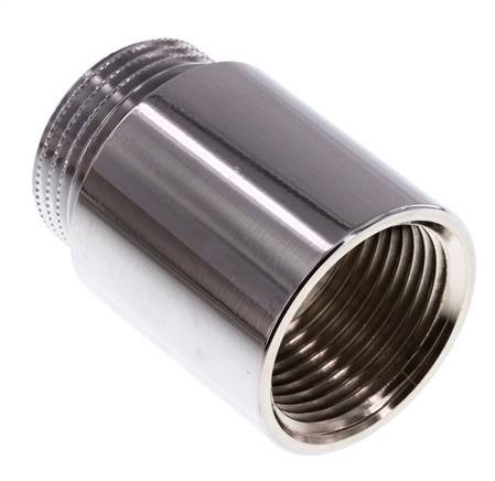 G 1'' F/M Verchromtes Messing Verlängerung DIN 3523 - 40 mm